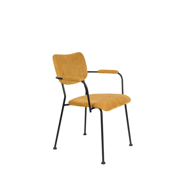 Benson Upholstered Arm Chair, Amber