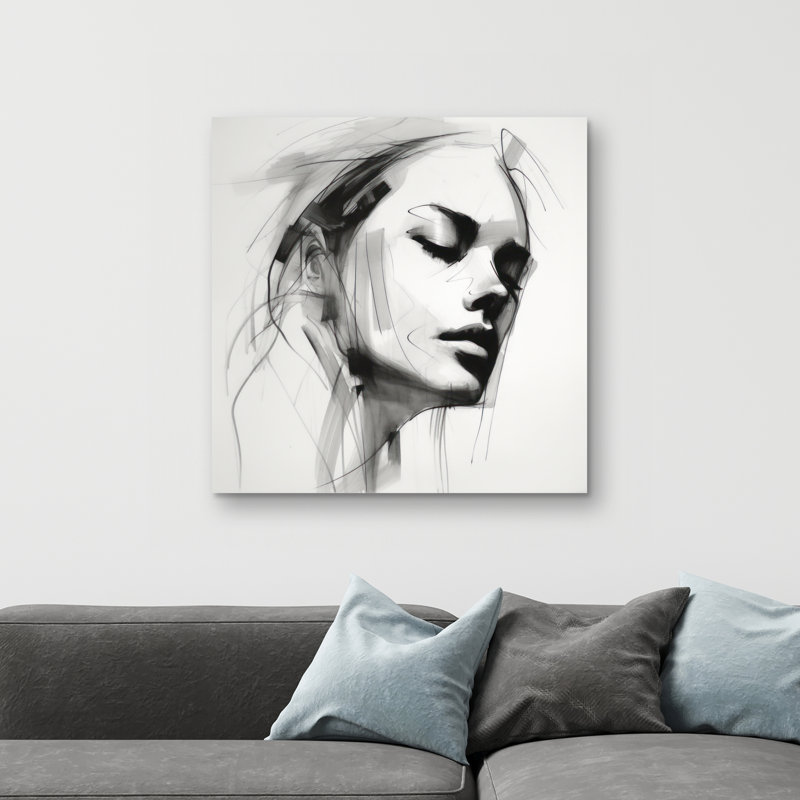 Feminine traits - 32"x32" art on canvas