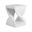 Table d'appoint moderne à base torsadée MGO Terrazzo