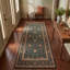 Tapis Prairie2 traditionnel surteint uni or vert crème ivoire, lavable à la machine, antidérapant, à poils courts, pour l'intérieur et l'extérieur, adapté aux animaux domestiques, idéal pour le salon, la chambre, la salle à manger, l'entrée, le corridor ou le bureau.-495913633