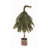  Artificial 22 in. Green Christmas Faux Pines Tree in Log