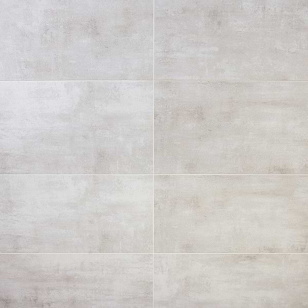 Holland 12 in. x 24 in. Matte Porcelain Tile, Light Gray Matte
