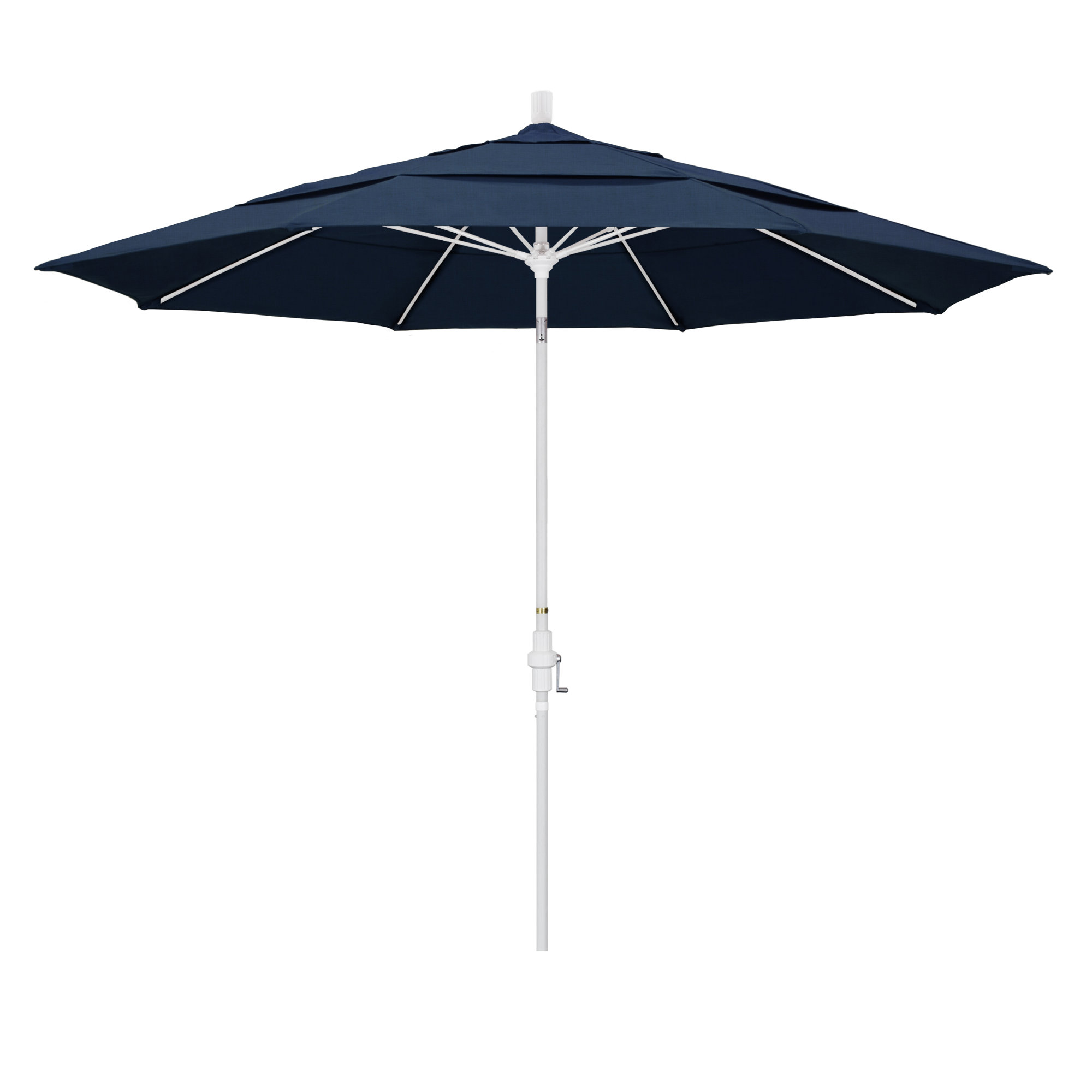 Brent 132'' Sunbrella® Outdoor Umbrella, Spectrum Indigo Sunbrella®