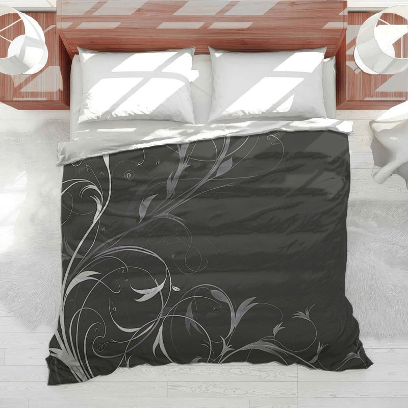 Swirls Bedding Cool Pattern Comforter Bright, Queen Comforter