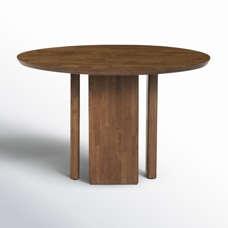 Chen 47.2" Solid Wood Round Dining Table