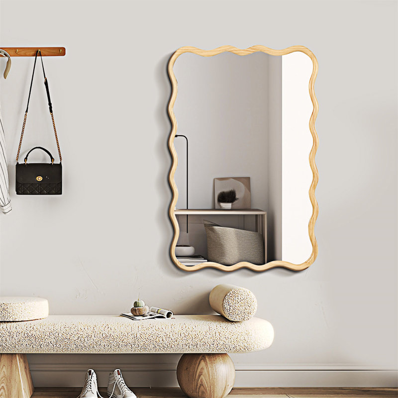 Miroir en bois, Bois naturel