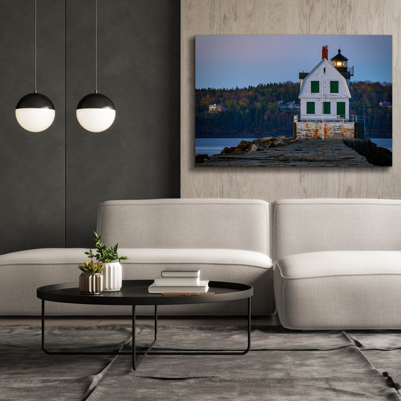 Toile épique «Rockland Breakwater Lighthouse» par Rick Berk