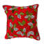 Holly Lattice Throw Pillow