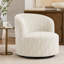 Fauteuil d'appoint moderne en chenille