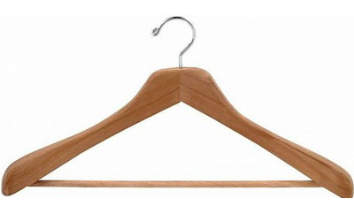 Cedar Non-Slip Standard Hanger for Suit/Coat