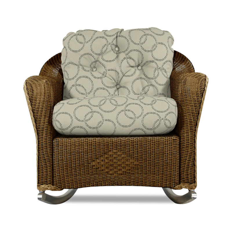 Reflections Outdoor Rocker Chair, Demo Stone, Bark