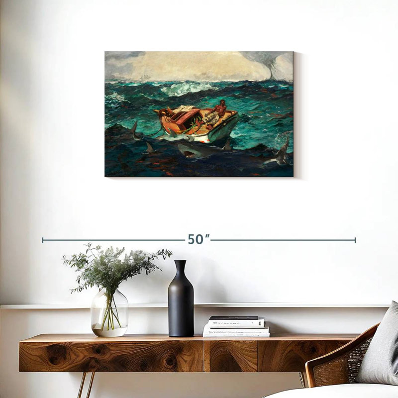 Leisha, le Gulf Stream 1899, H 20 po x l 30 po