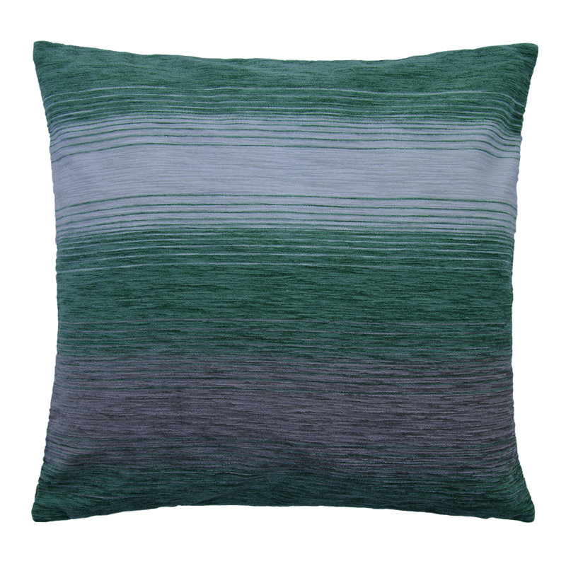 Gladiolus Striped Square Cushion Cover, Mint