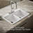 Riverby 33 In. Top-Mount Double-Bowl Kitchen Sink-125040108-107896238-125040110