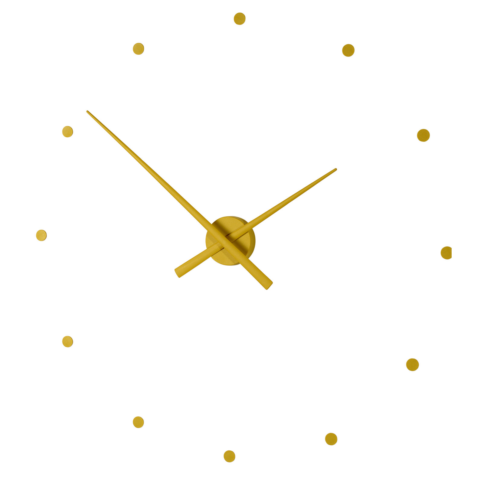 OJ Wall Clock, Mustard, Large