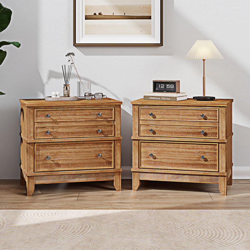 Side Table Nightstand Set Of Two