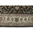 Black Floral 9X12 Indo-Nain Oriental Rug