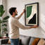 Curved Forms In Balance Minimalist - Print-1624161730-1624161728