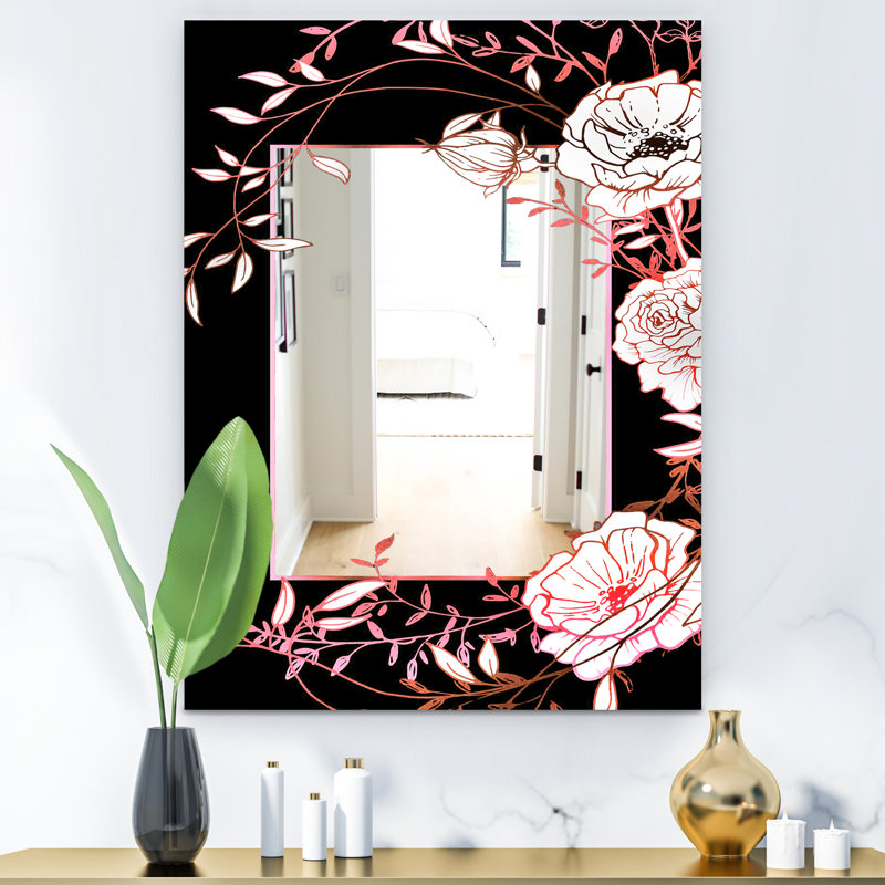 Miroir d'appoint Shabby Elegance, H 24 po x l 32 po