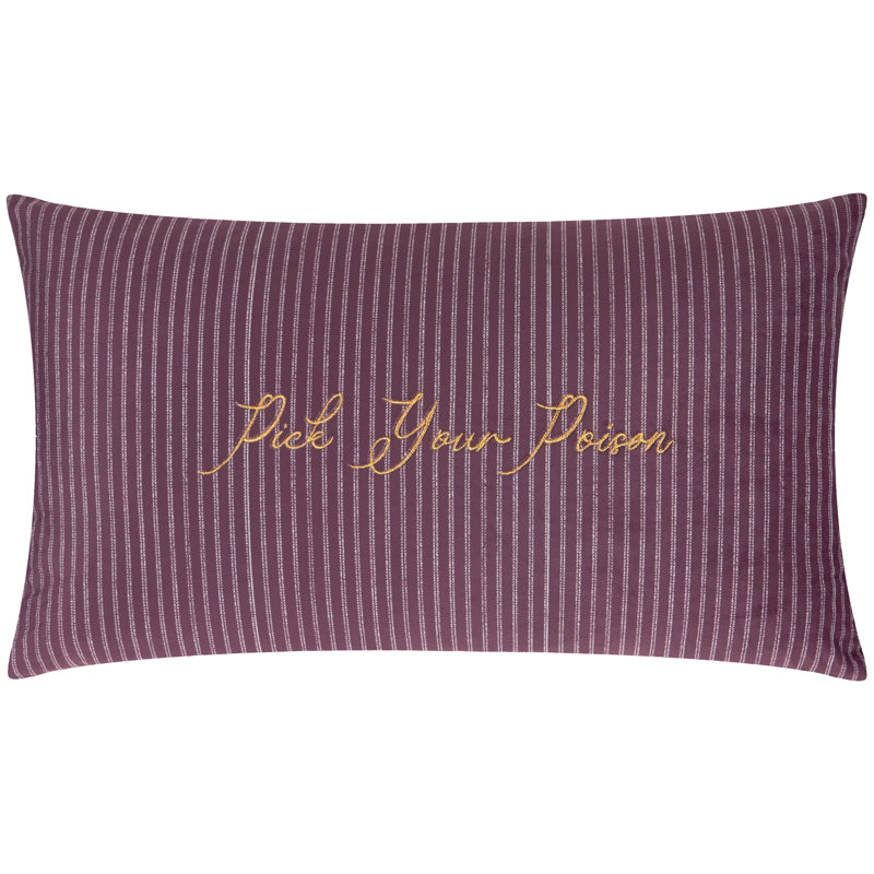 Pick Your Poison Striped Cushion, Polyester
