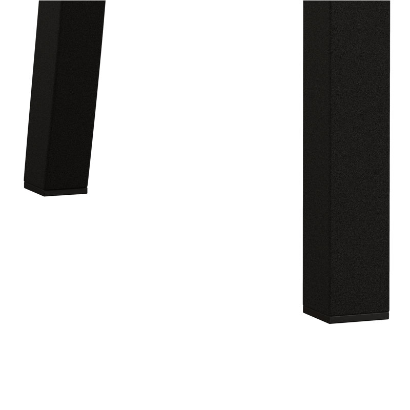 Metal Dining Chairs Set of 2 with Steel Legs, 2, Black
