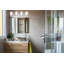 Lumière de meuble-lavabo en chrome à 4 lumières d'intensité variable Bergan