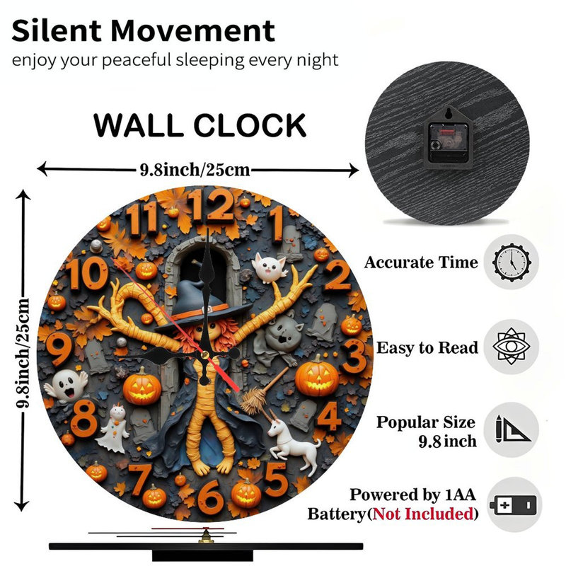 Horloge murale 9,84 "