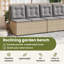 Poly Rattan Outdoor Bench-553273323-553273321