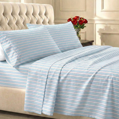 California Design Den Deep Pocket Sheet Set - Soft 400 Thread Count, 100% Cotton, Durable Sateen