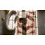 Antique American Folk Art Geometric Log Cabin Squares Design Hooked Rug