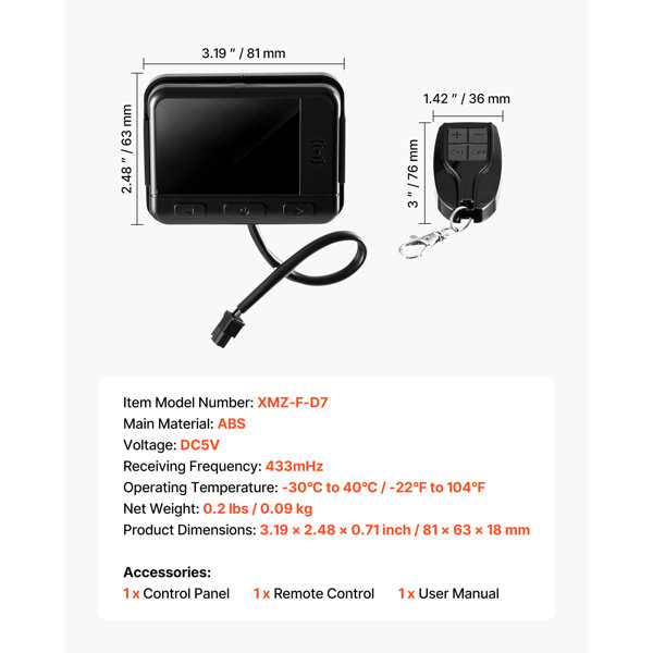 Dimensions du produit