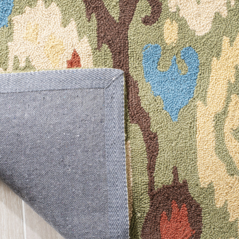 Chelsea Hand Hooked Wool Pile Oriental Rug, Runner 2'6" x 10'