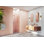 Umbra 34.25 in. x 78 in. Fully Frameless Wall Hinge Towel Bar Shower Door