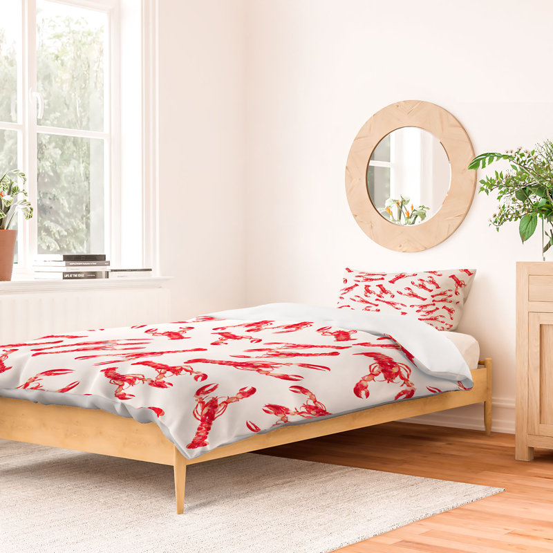 Ensemble de housse de couette Michelle Mospens, Housse de couette lit simple TG + 1 taie décorati