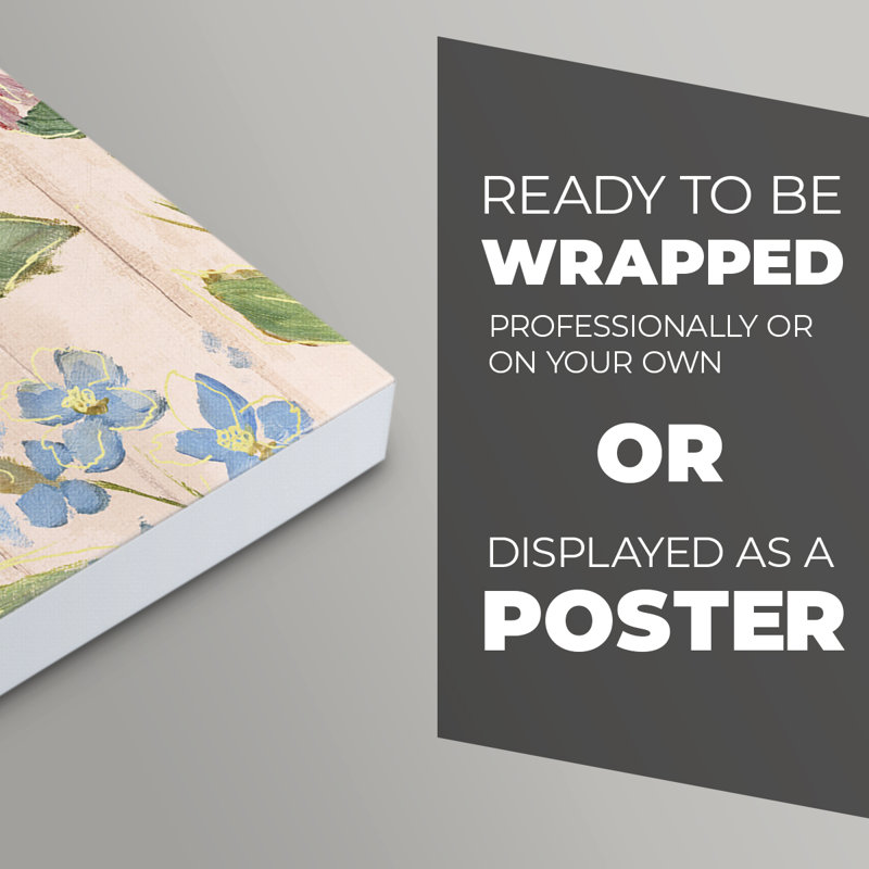Wildflower Flutter I - Impression sur toile seulement - NON-CADRE, H 18 po x l 12 po