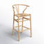 Tabouret de bar et de comptoir en bois massif Etta-1056858785-1056858789