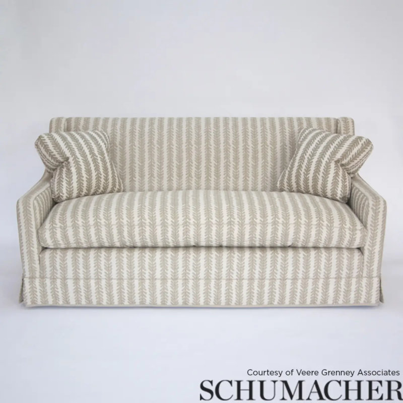 Schumacher x Veere Grenney Woodperry Fabric, Brown