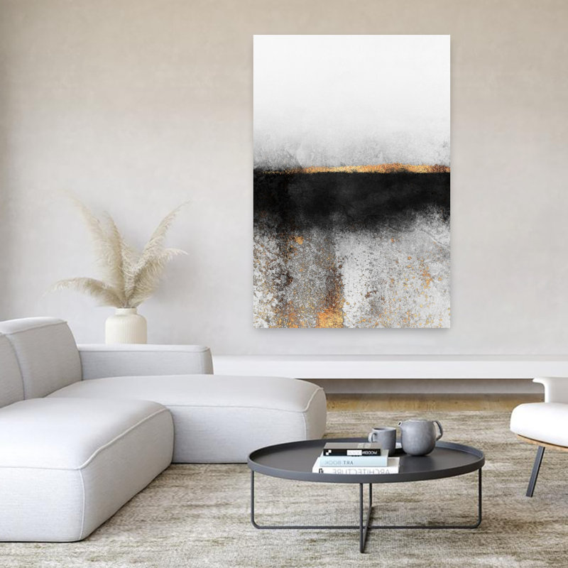 Art contemporain contemporain abstrait, H 60 po x l 40 po