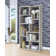 Tello 8-shelf Geometric Bookcase