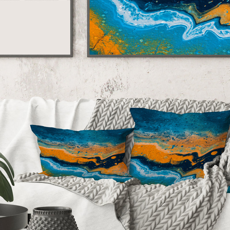 Marble Composition IV Rectangular Pillow Cover & Insert