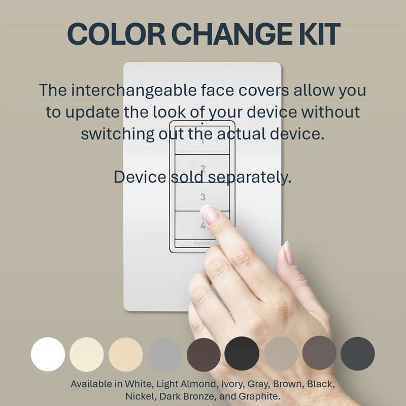 radiant® Smart Scene Controller Color Change Kit, Dark Bronze