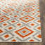 Tapis géométrique en laine tissé à la main Estevez-1626665438
