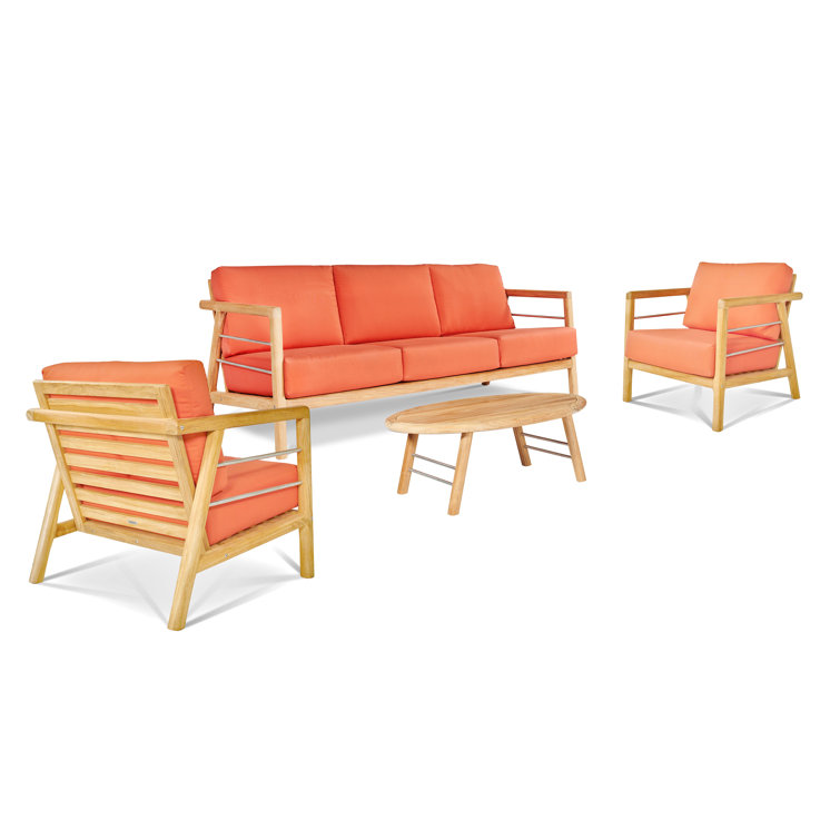 Ensemble de conversation d'extérieur 4 pièces Goronwy Aalto