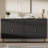 Coffee Bar Cabinet With 2 Doors & Drawer, Sideboard Buffet With Adjustable Shelves, Accent Liquor Cabinet With Storage, Console Table For Living Dining Room, Black-976093609