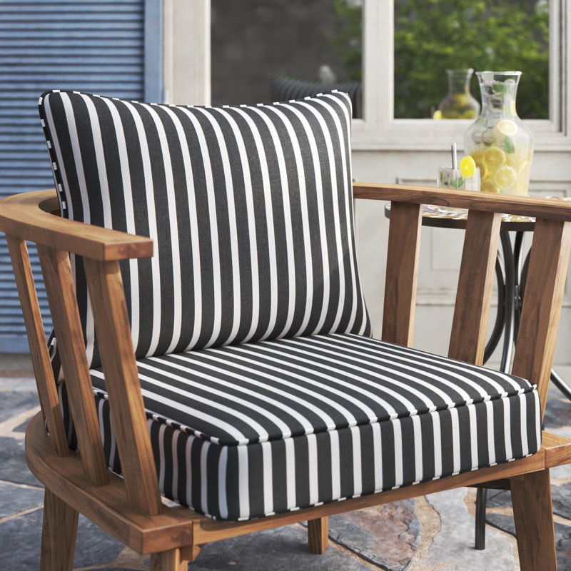 Outdoor 5'' Chair Cushion Seat / Back Cushion, 5" H x 25" W x 25" D