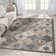 Violia Moroccan Bloom Medallion Area Rug – Plush Textured Accent with Non-Slip Backing