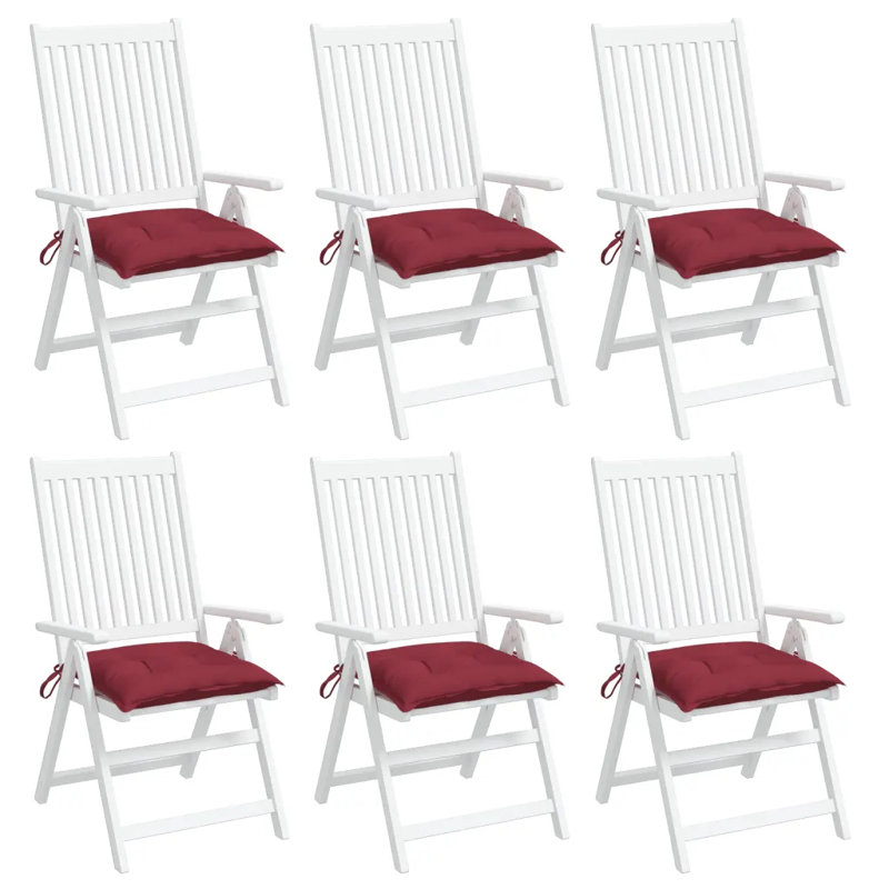 Outdoor Seat Cushion, Blue, 2.8" H x 19.7" W x 19.7" D