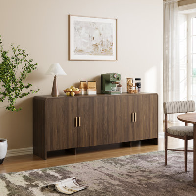 Buffet incurvé 60 po avec 4 portes