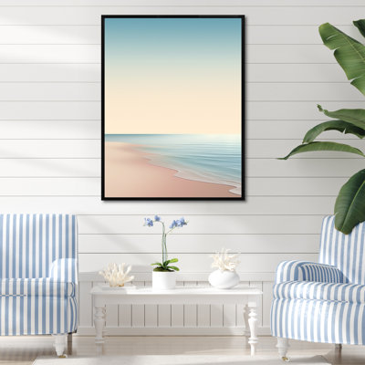 Océan «Whisper Blue Beach Harmony» sur impression sur toile