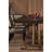 D'orsay Extendable Metal Base Dining Table